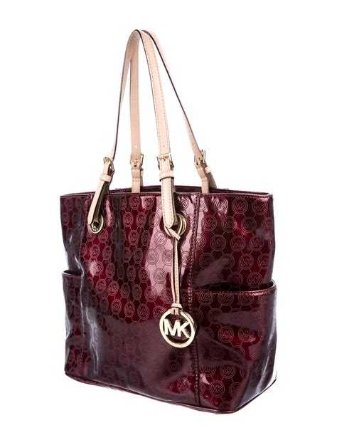 michael kors patent leather handbags.